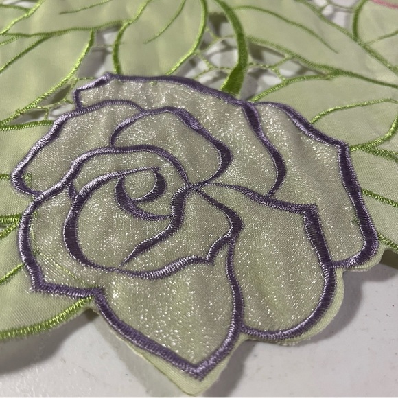 Springtime Embroidered Table-Top Runner - Picture 4 of 13